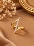 Zig Zag Ring Gold