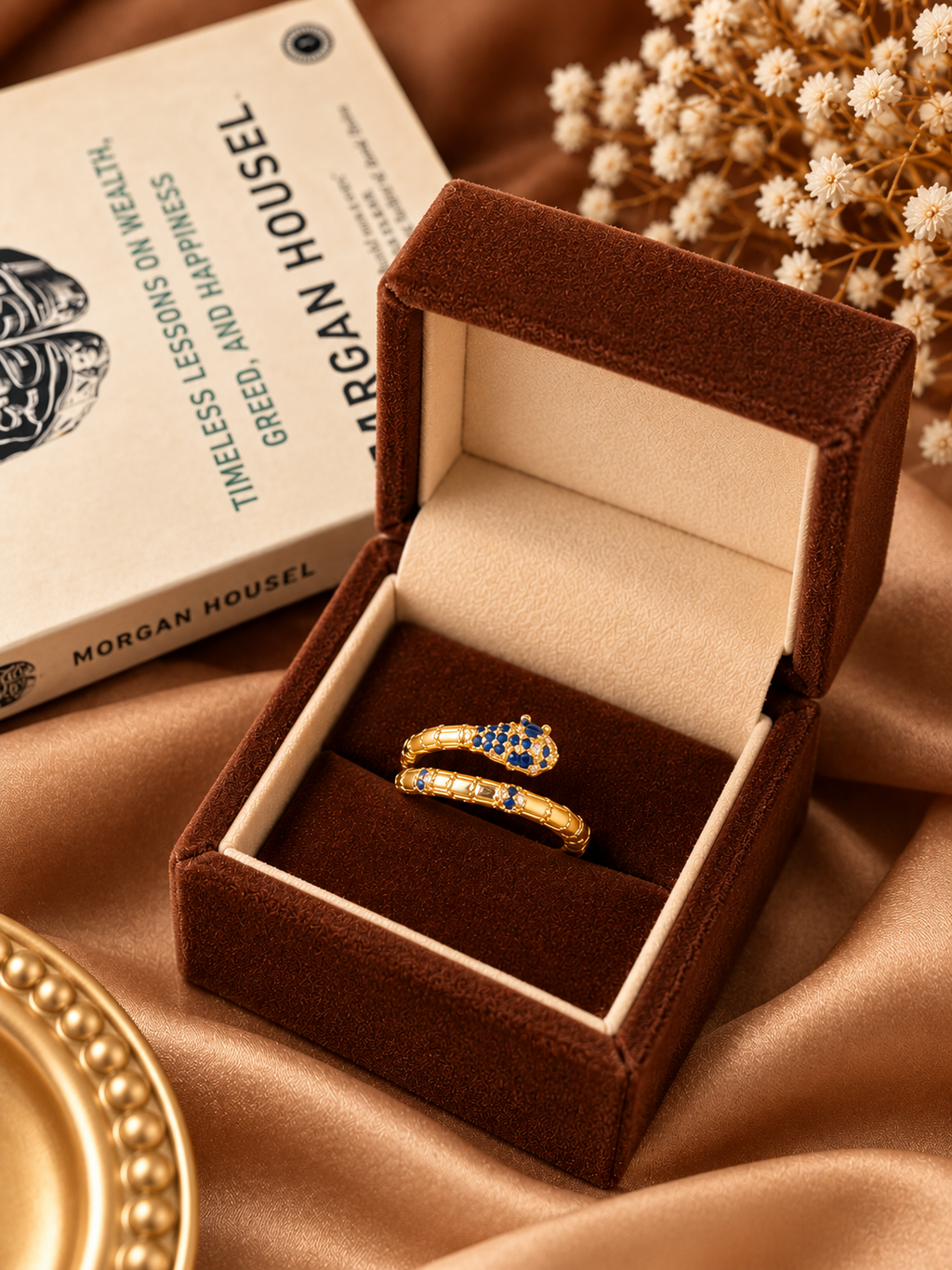 Blue Snake Ring