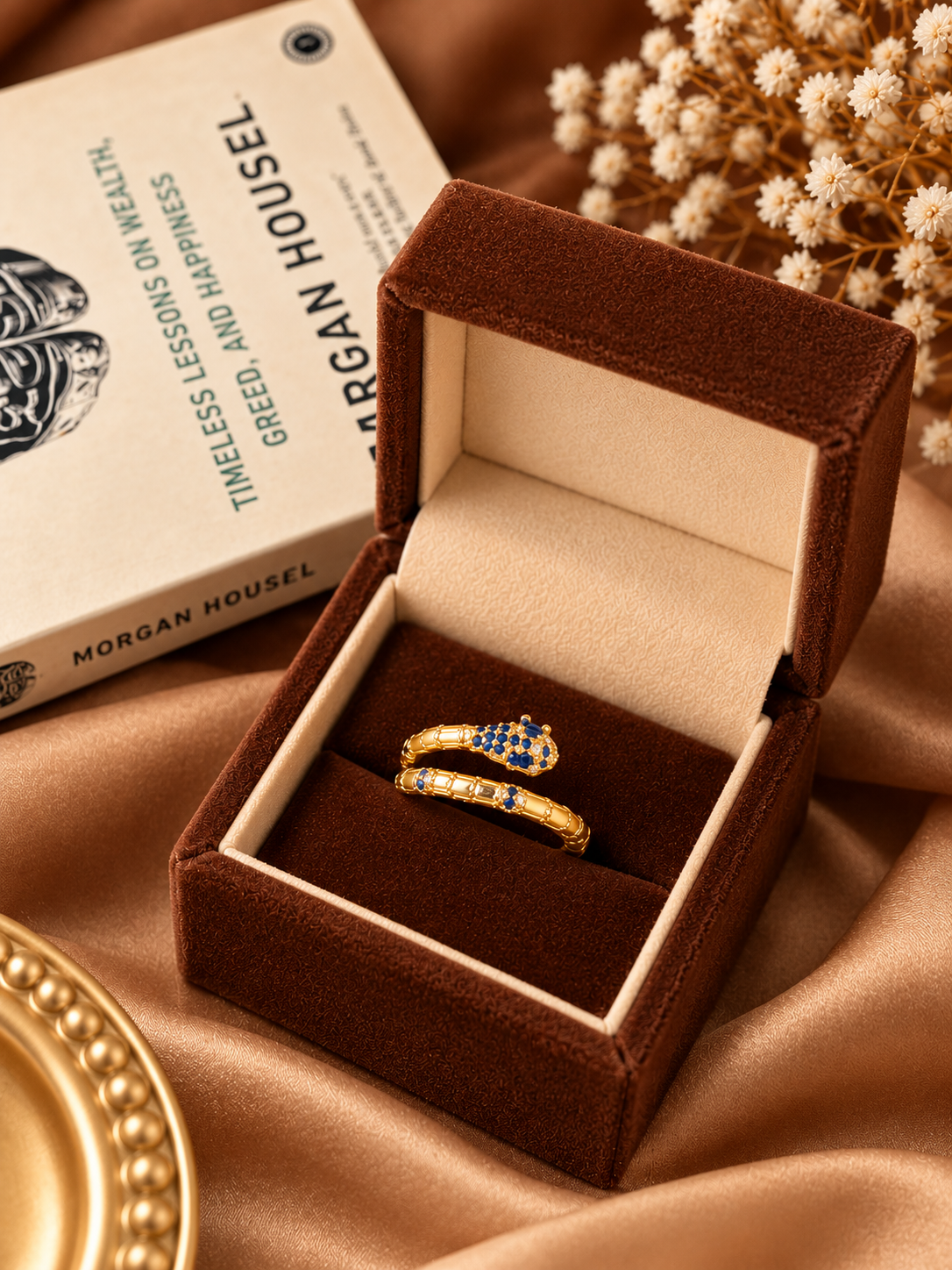 Blue Snake Ring