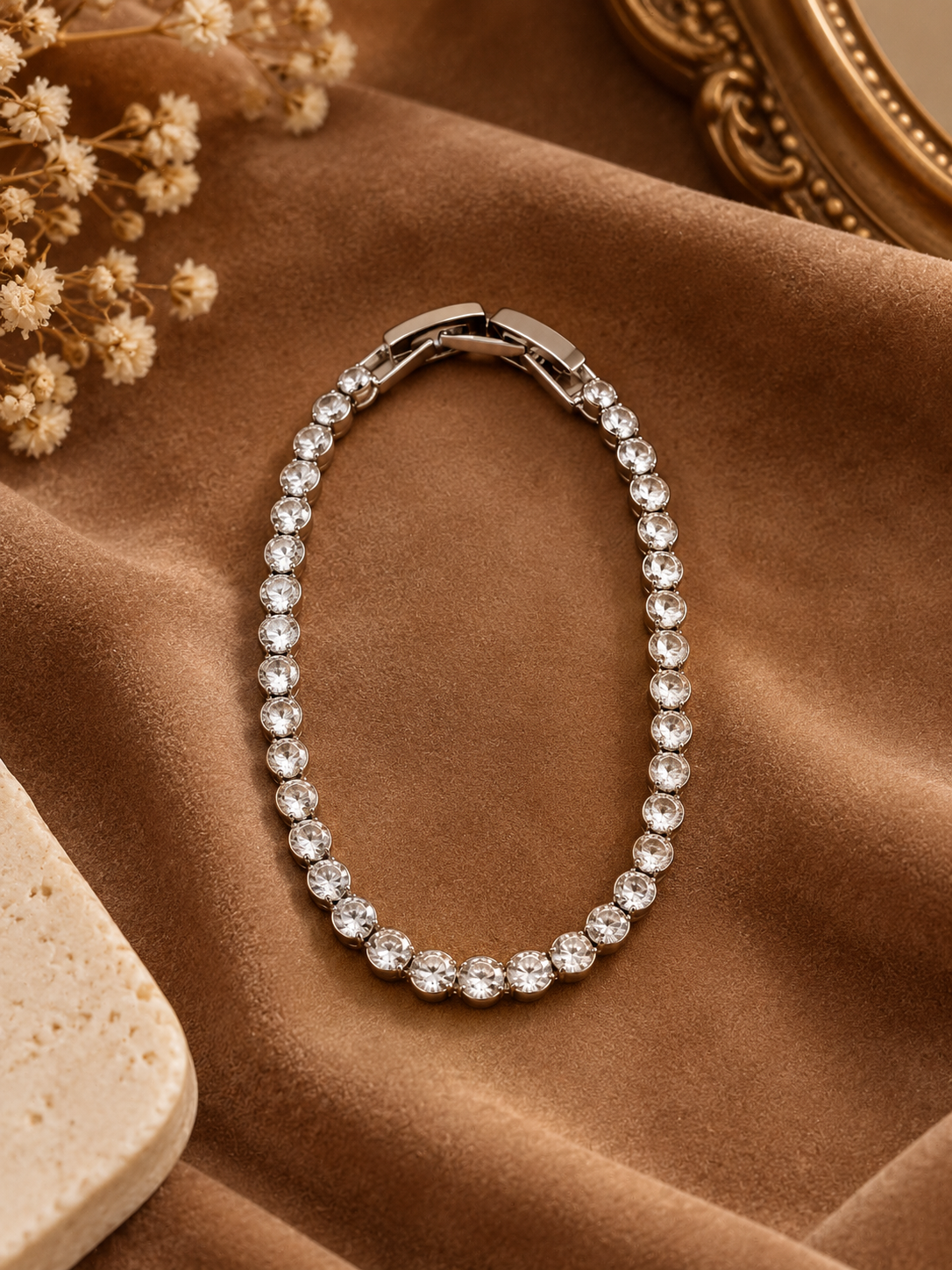 Silver Small Tennis Bracelet