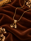 Evil Palm Stack Pendant Necklace for Women