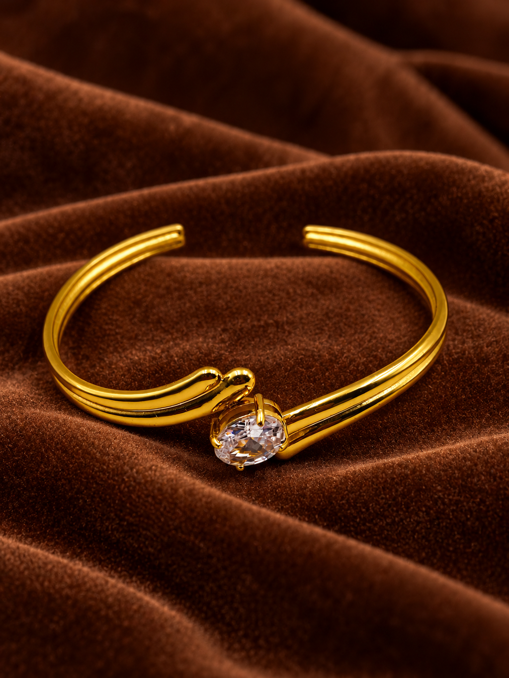 Adjustable Oval Stone Kada