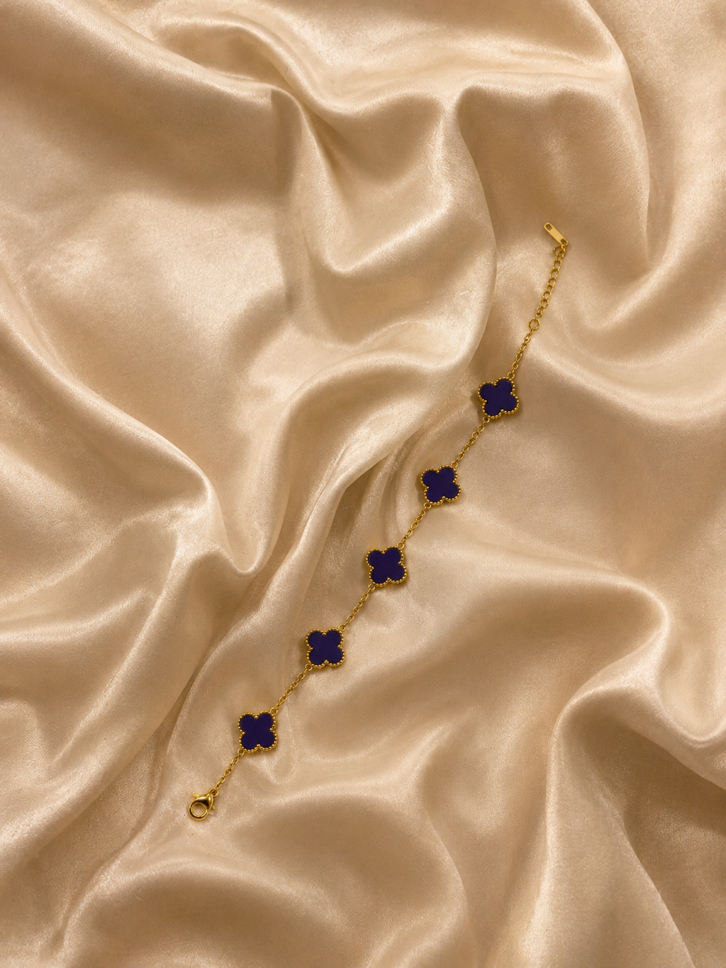 Blue Clover Bracelet