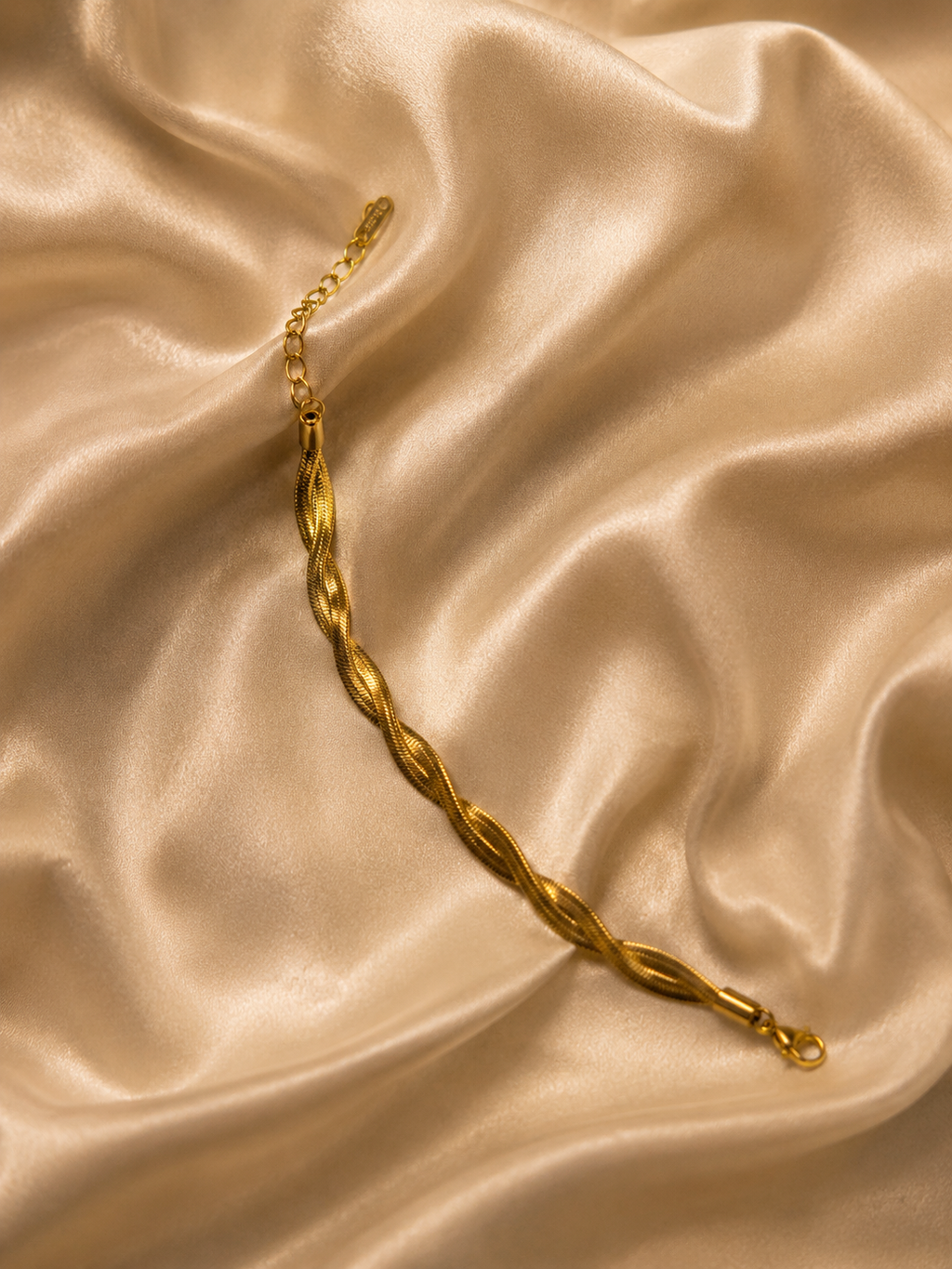 Gold Double Line Bracelet