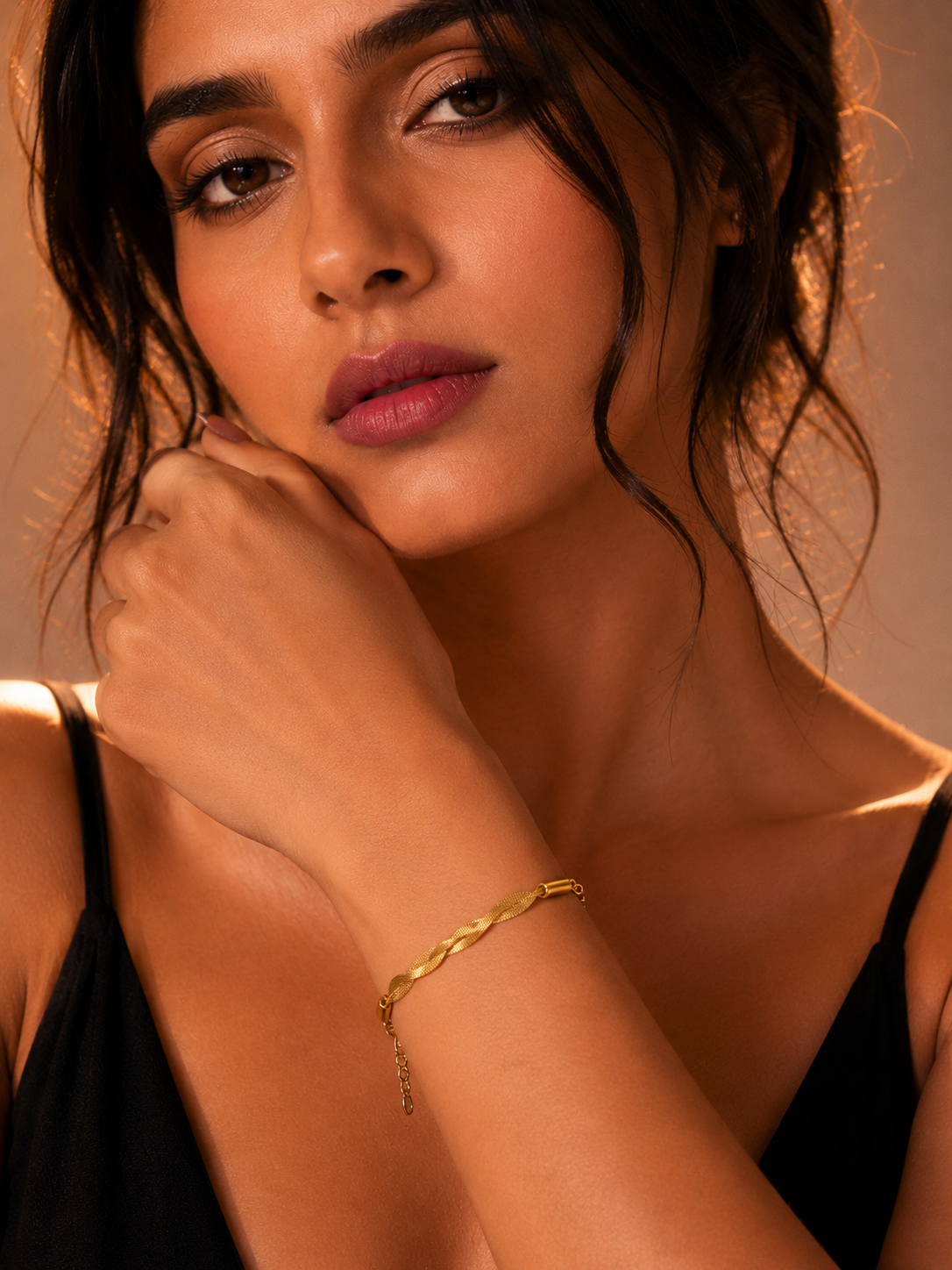 Gold Double Line Bracelet