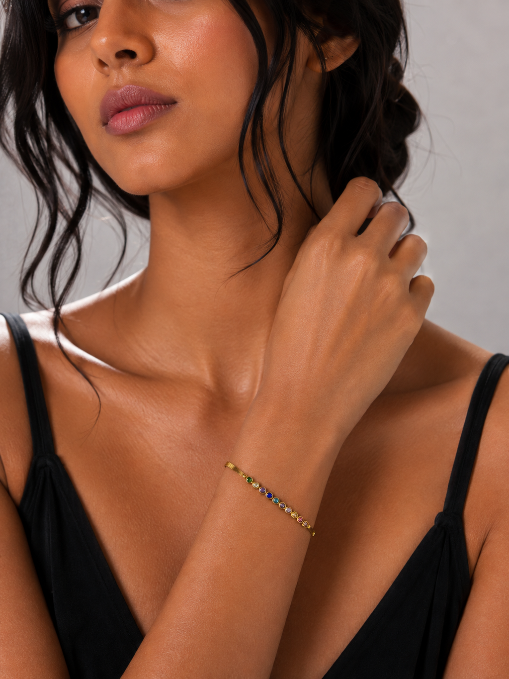 Rainbow Stone Bracelet