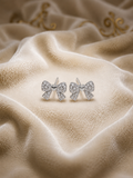 SILVER RIBBON EARRINGS