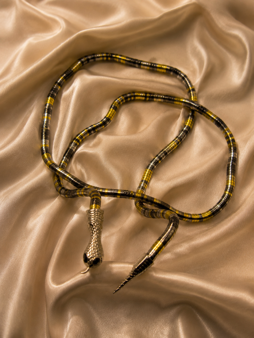Gold & Silver Snake Design Bracelet | Stylish Statement Jewellery
