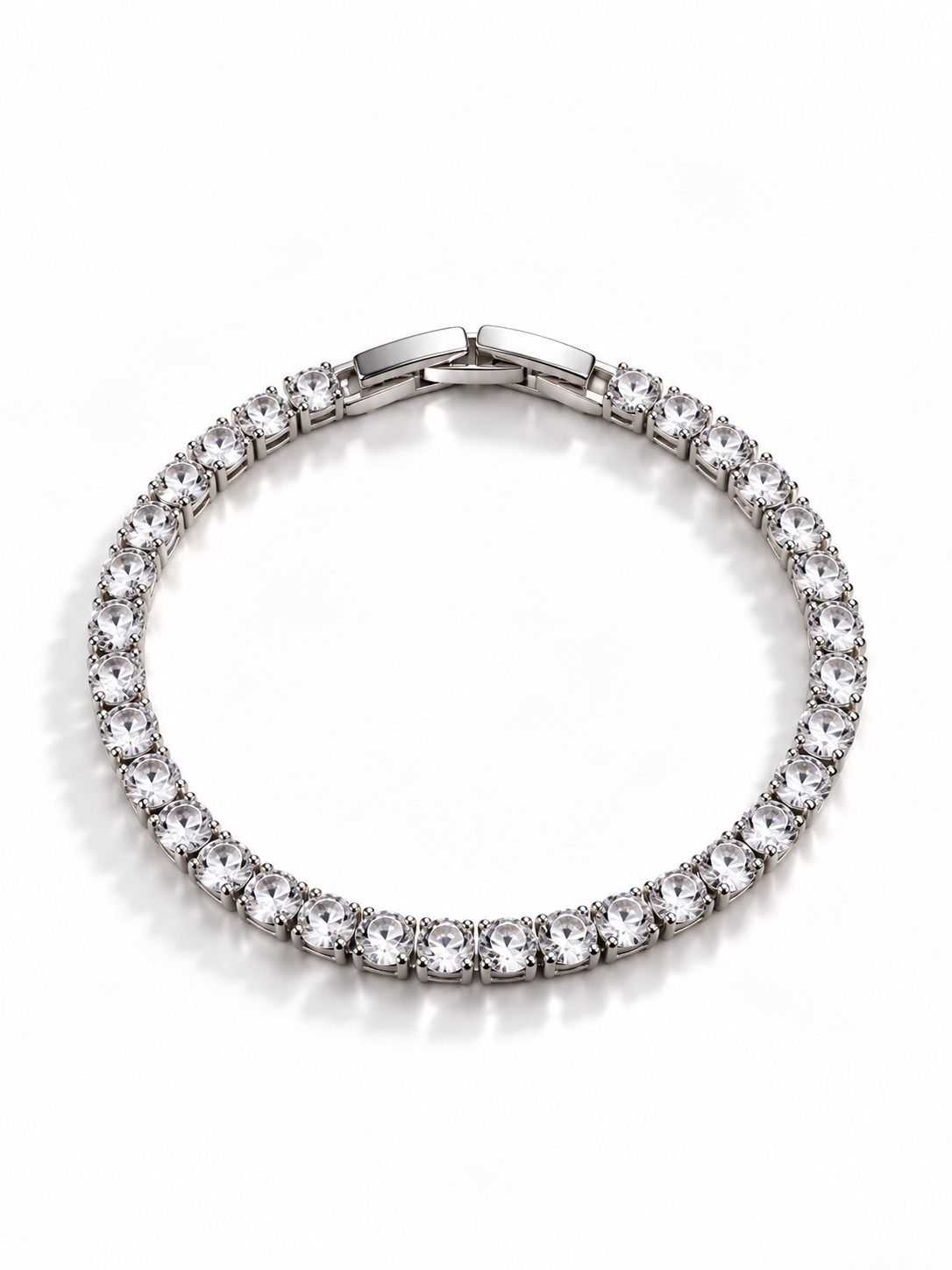 SILVER TENNIS BRACELET