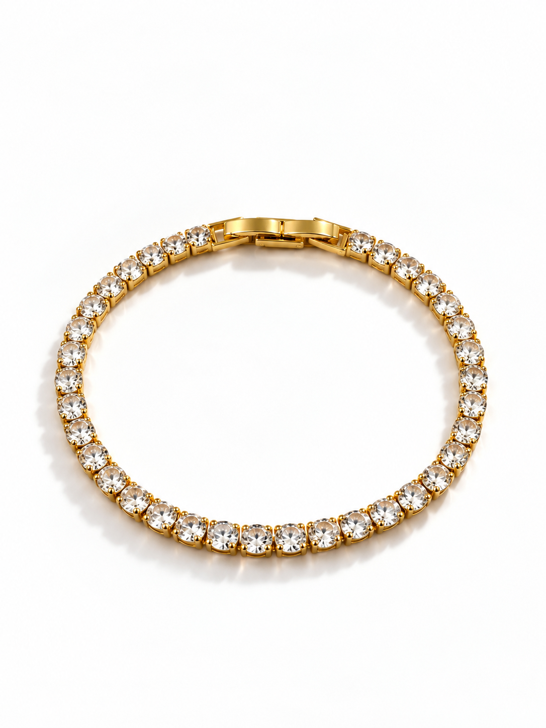 GOLD TENNIS BRACELET