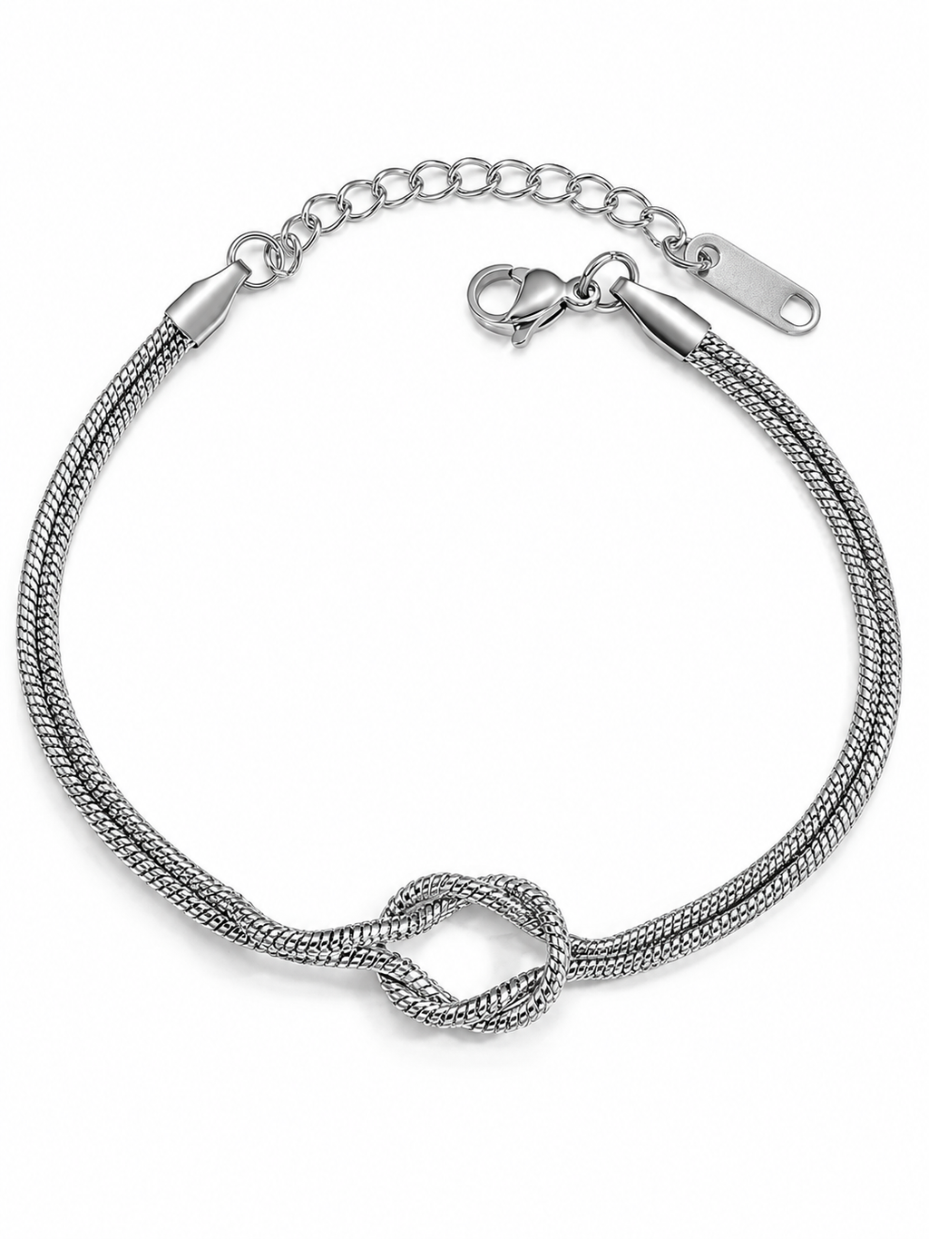 SILVER KNOT BRACELET