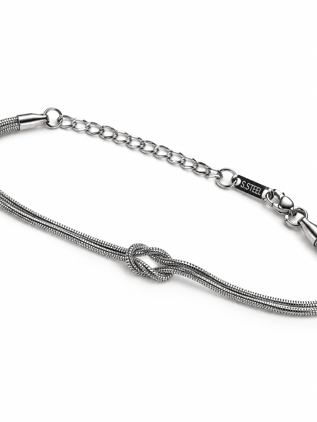 SILVER KNOT BRACELET