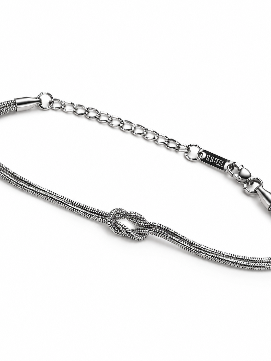 SILVER KNOT BRACELET